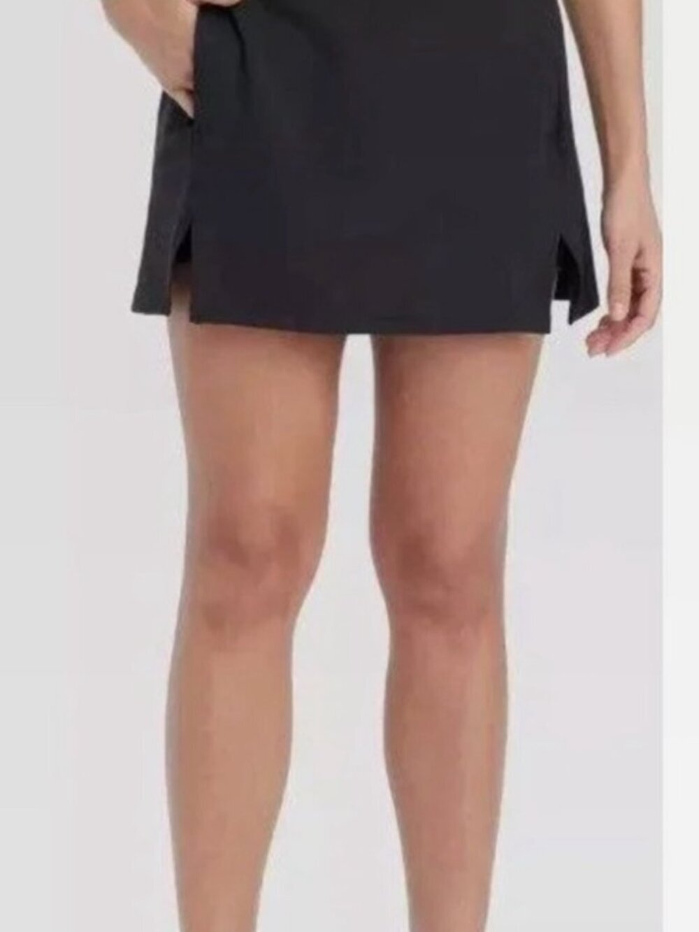 All in Motion Black High Rise Slim Fit Stretch Skort NWT Size M